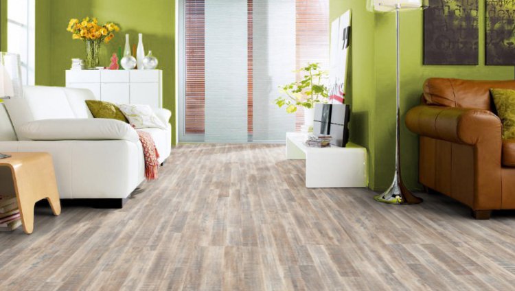 Ламинат Haro Tritty 75 Рубиния Бело-Песочная 530287 фото в интерьере